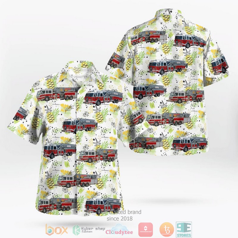 South Bend Fire Department Hawaiian Shirt