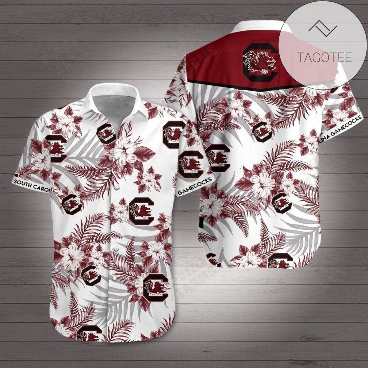 South Carolina Gamecocks Authentic Hawaiian Shirt 2022 3d