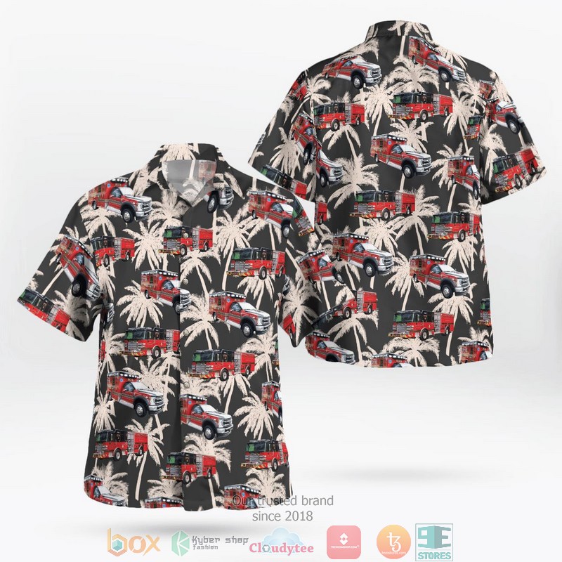 South Country Ambulance Brookhaven CDP New York Aloha Shirt