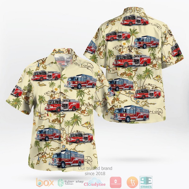 South Pasadena Fire Department Hawaiian Shirt