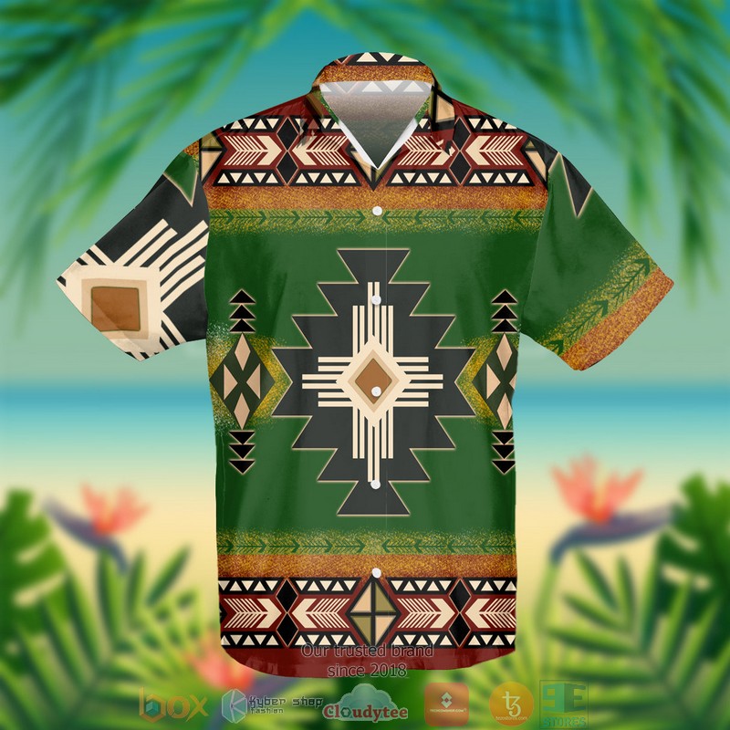 Southwest Purple Symbol Native American Hawaiian Shirt