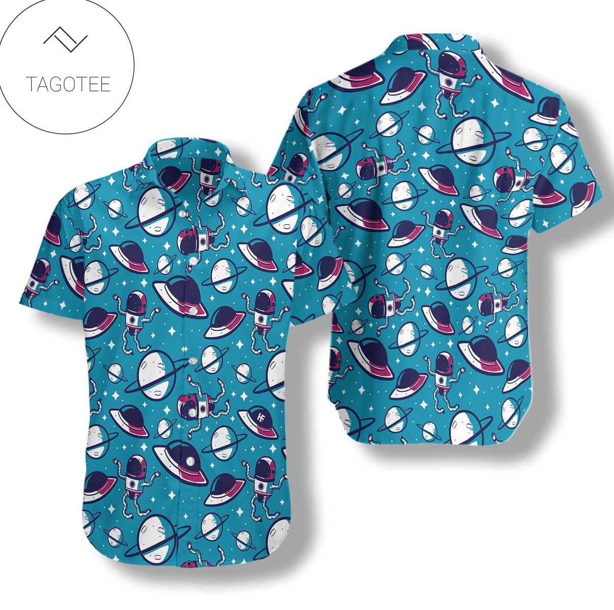 Space Apparel Space Button Up Shirt