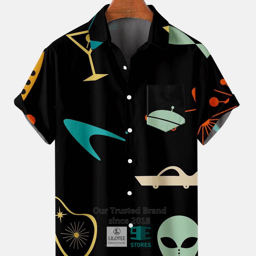 Space Ghost Hawaiian Shirt, Shorts