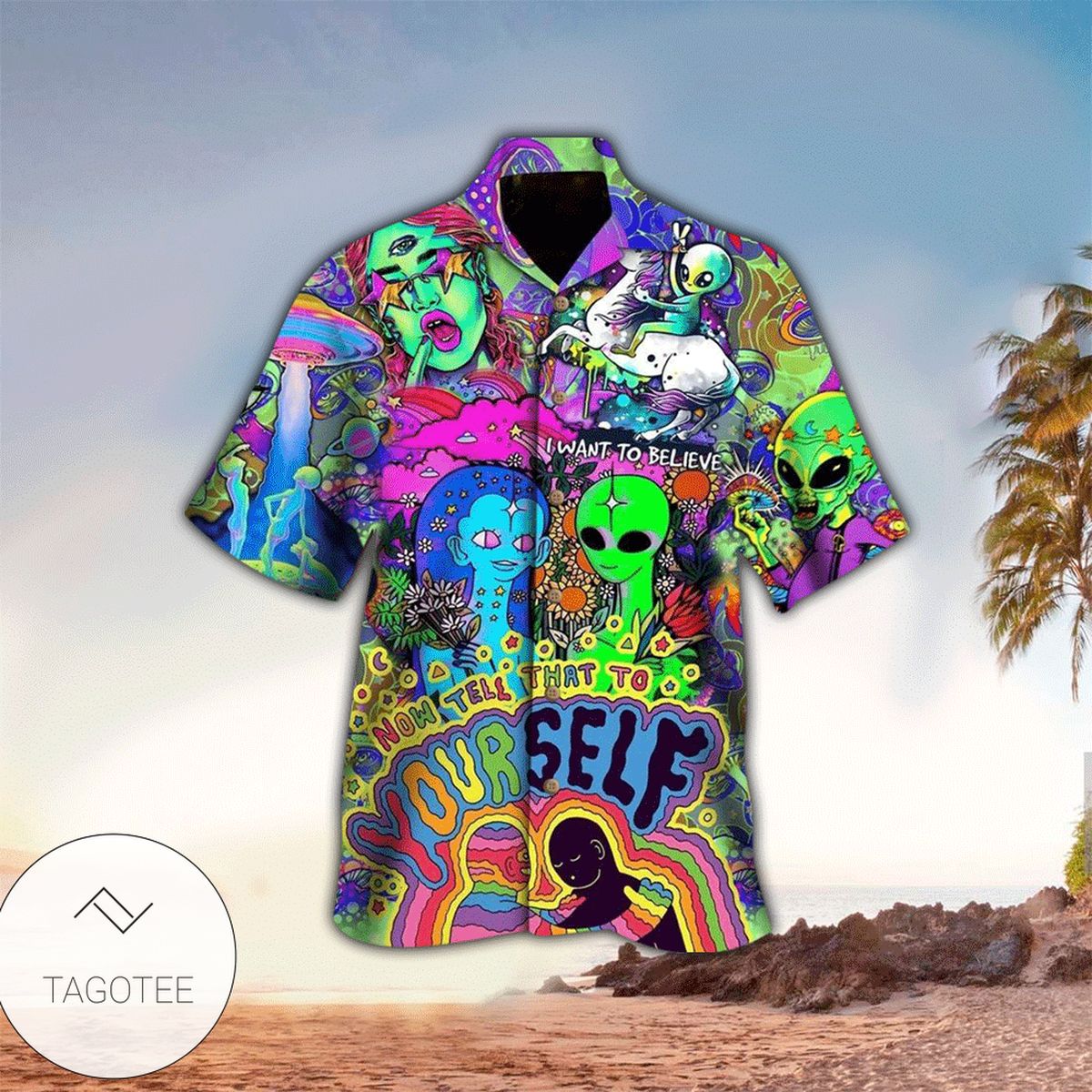 Space Oddity Single By David Bowie Hawaiian Shirt