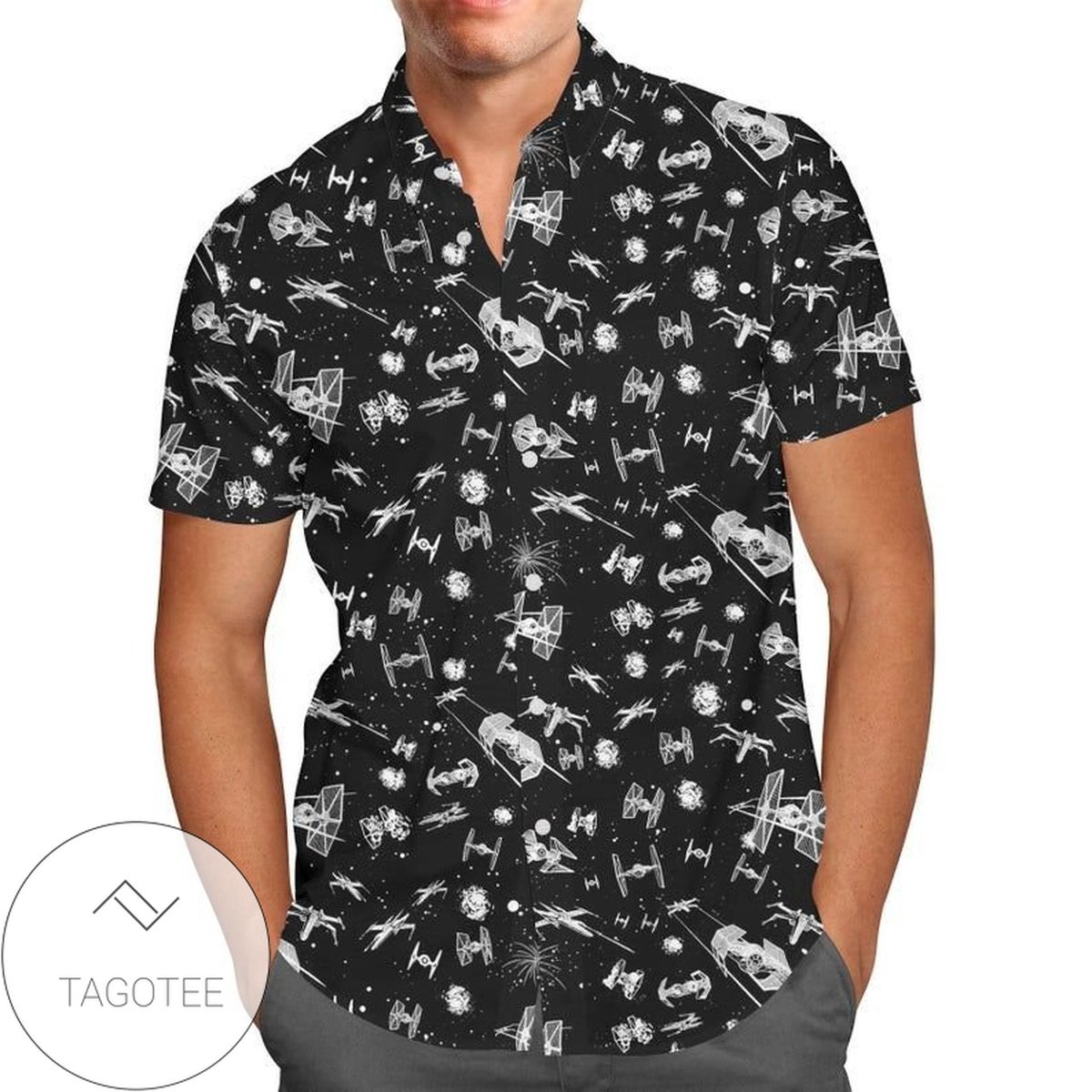 Space Out Hippie Hawaiian Shirt