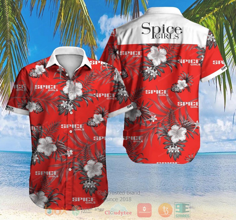 Spice Girls Hibiscus Hawaiian Shirt