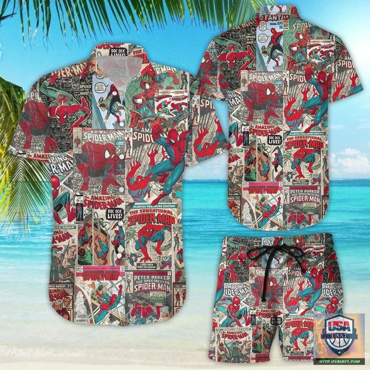 Spider-man Comic Hawaiian Shirt