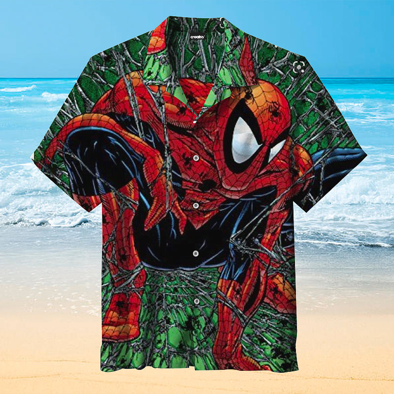 Spoof Halloween Themed Hawaiian Shirt