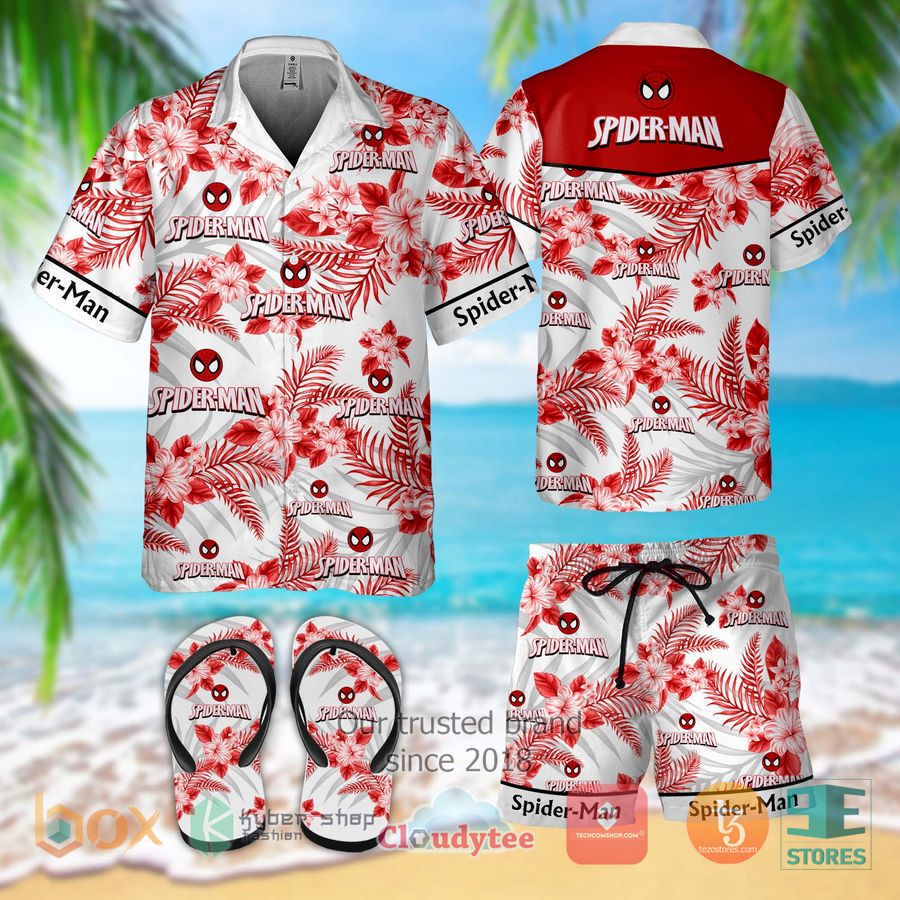 Spider-Man Peter Parker Hawaiian Shirt, Shorts