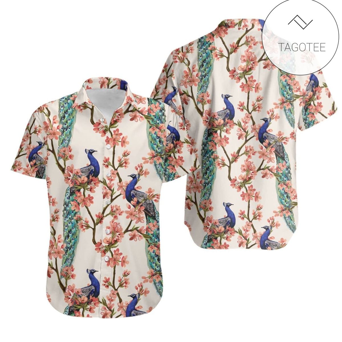 Splendid As Oriental Peacock Hawaiian Shirt #h