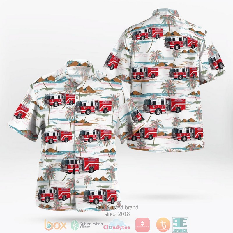 Spokane Police Department Spokane Washington Hawaiian Shirt