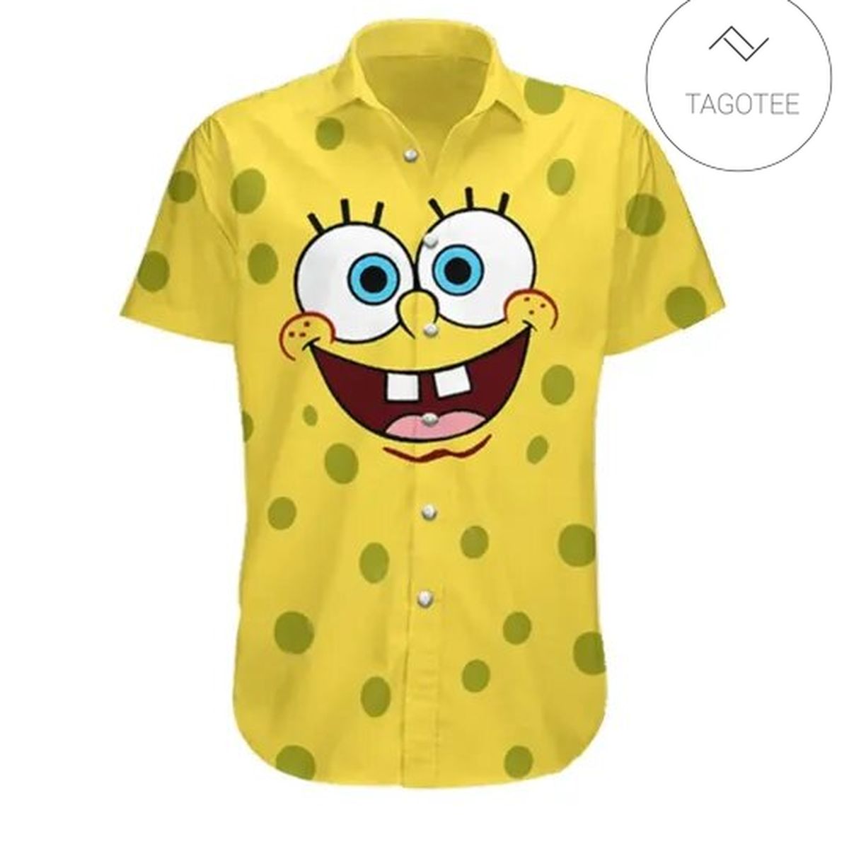 Spongebob Hawaiian Shirt Spongebob Hamburger Party Hawaii Tshirt Spongebob Aloha Shirt