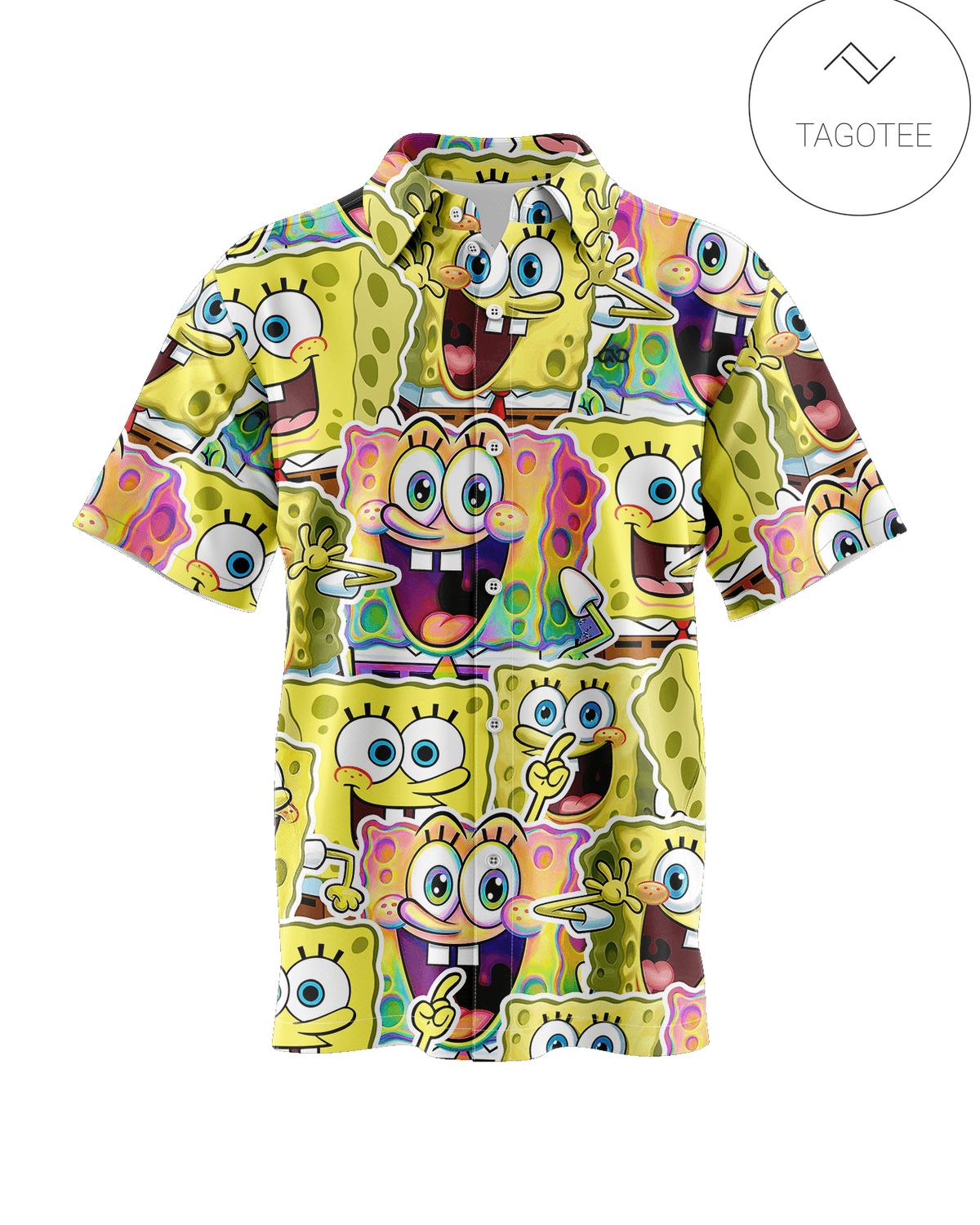 Spongebob Hawaiian Shirt Spongebob Squarepants Tropical Orange Hawaii Aloha Shirt