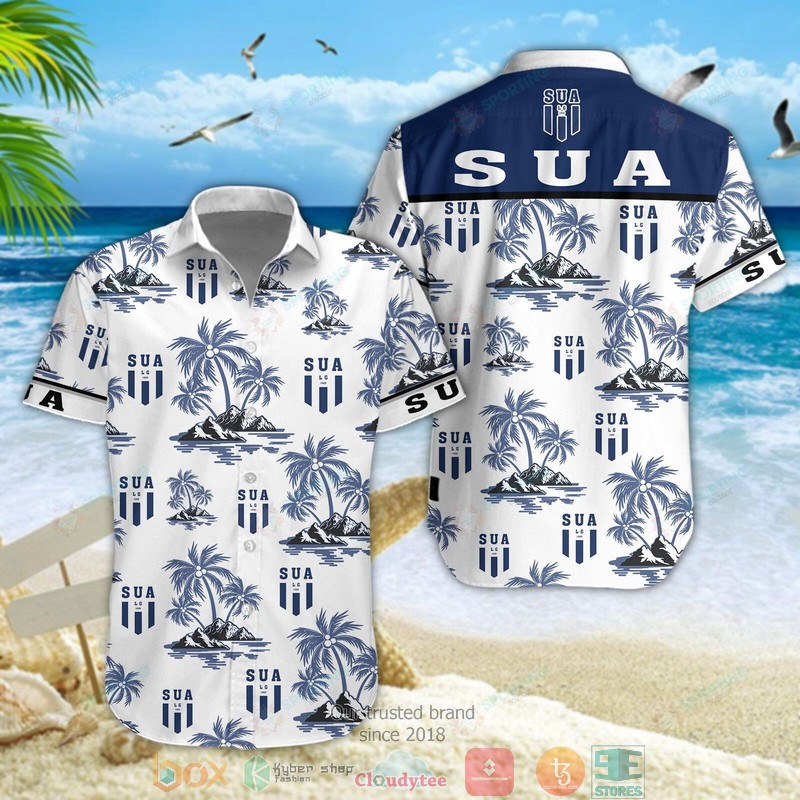 Sporting Gijon Hawaiian Shirt