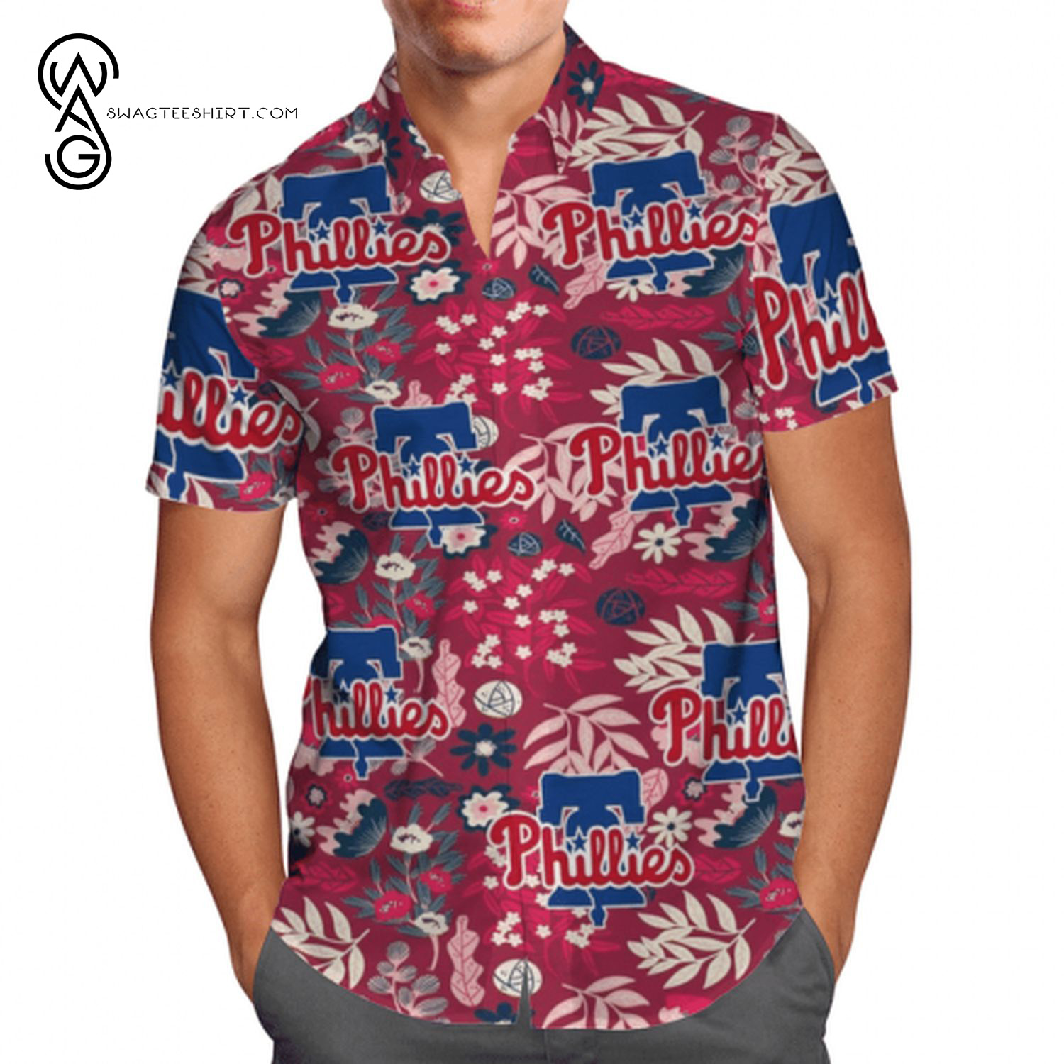 Sports Fan Philadelphia Phillies Summer Vibes Hawaiian Shirt