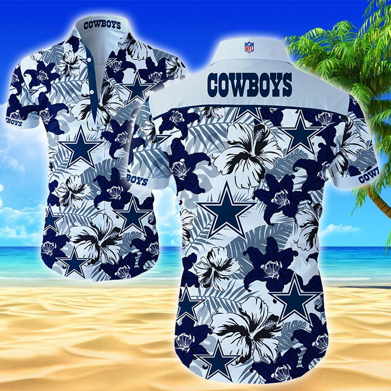 Sports Lover Chicago Bears Summer Vibes Hawaiian Shirt