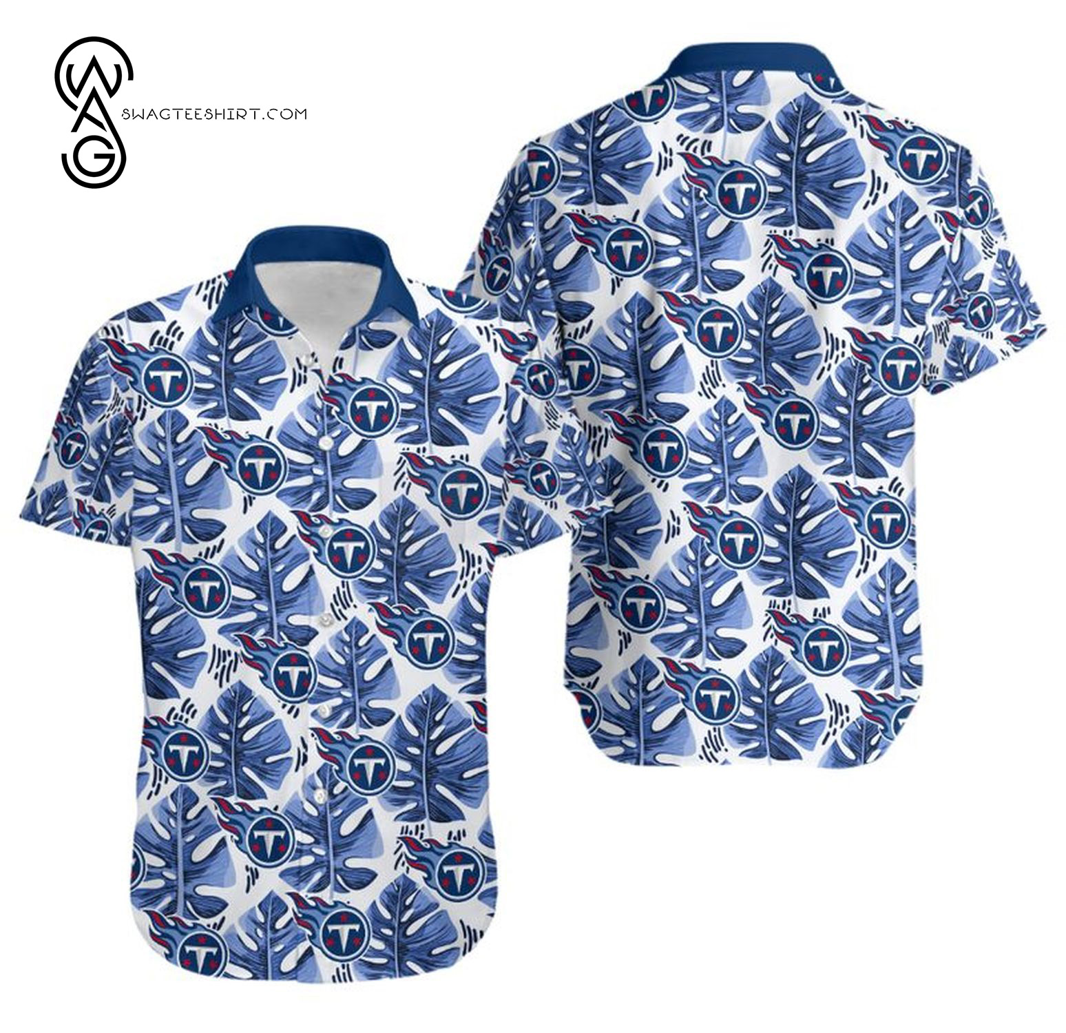 St Louis Blues All Over Print Hawaiian Shirt And Beach Shorts