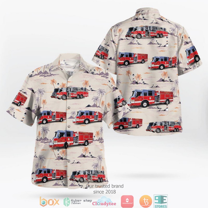 Springdale Fire Department 3D Hawaii Shirt