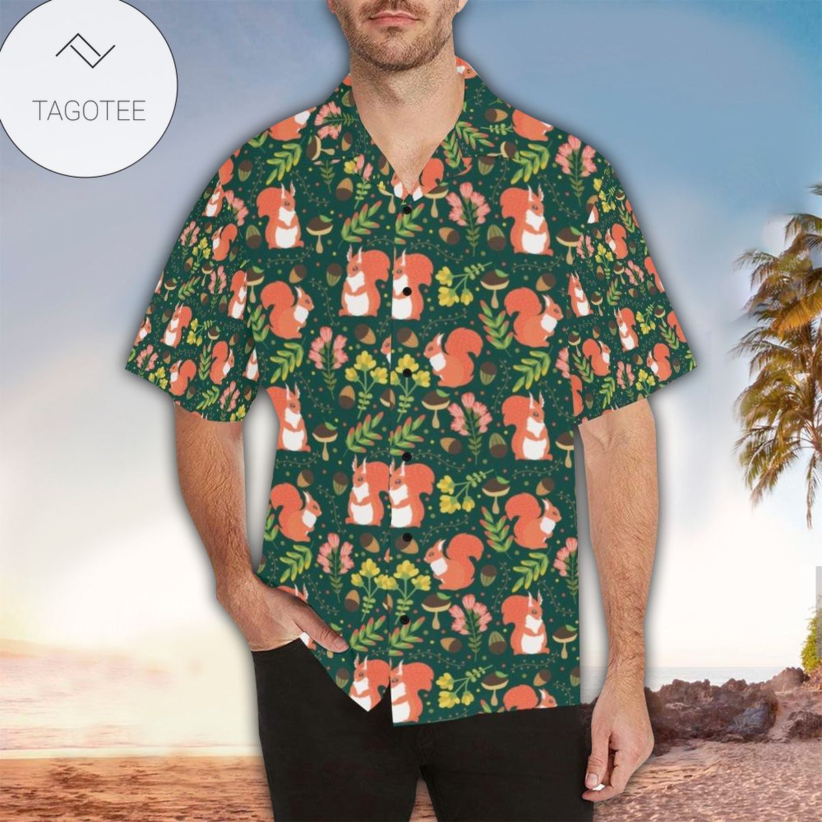 Squirrel Apparel Squirrel Button Up Shirt