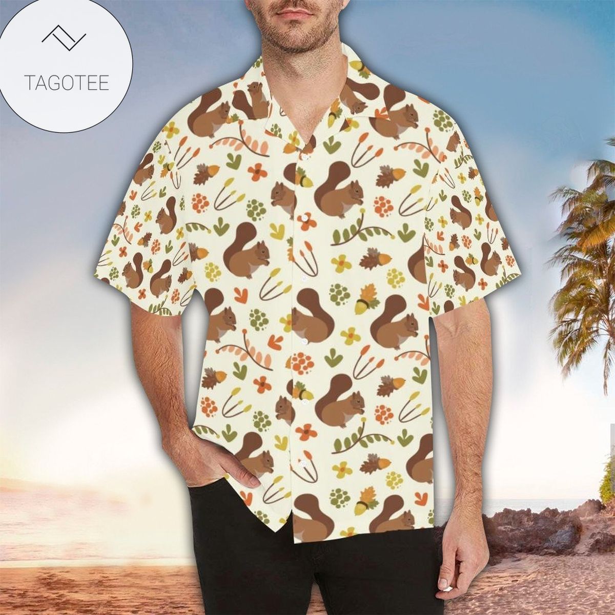 Squirrel Hawaiian Shirt Perfect Gift Ideas For Squirrel Lover