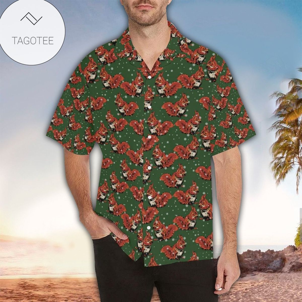 Squirrel Hawaiian Shirt Perfect Squirrel Clothing