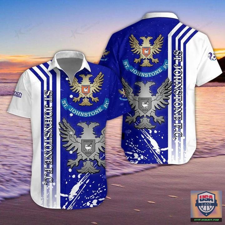 St Johnstone FC Aloha Hawaiian Shirt And Short