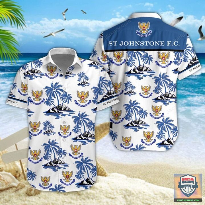 St Johnstone F.C. Bleach Hawaiian Shirt