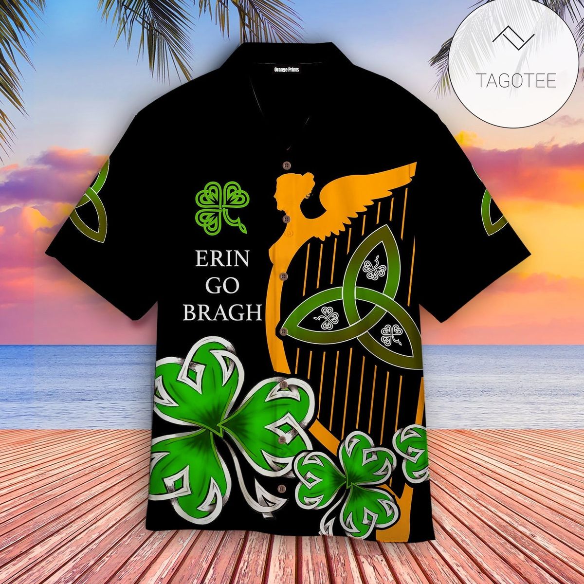 St Patrick’s Day Hawaii Shirt Good Luck Shamrock Drinking Man Aloha Shirt St Patrick’s Day Shirt