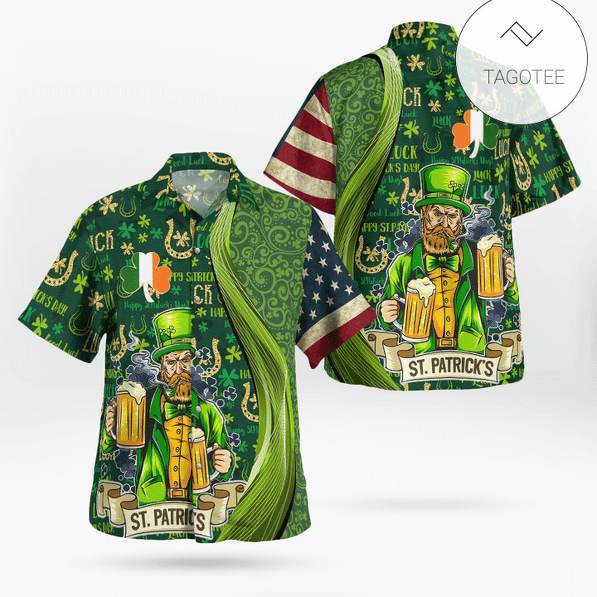 St Patrick’s Day Hawaii Shirt Happy Beer St Patricks Day Aloha Shirt St Patrick’s Day Shirt