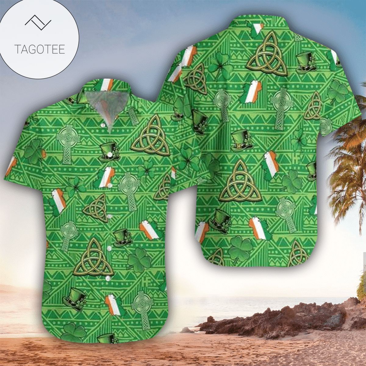 St Patrick’s Day Irish And Beer Funny Hawaiian Shirt