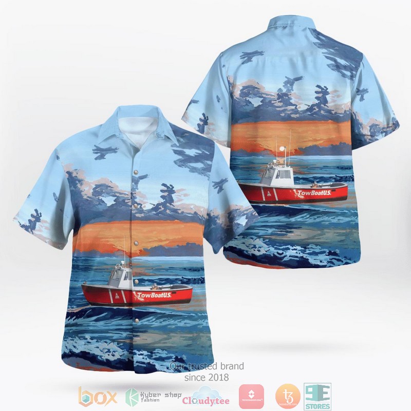 St. Charles Kane County Illinois Fox River & Countryside Fire-Rescue District Hawaiian Shirt