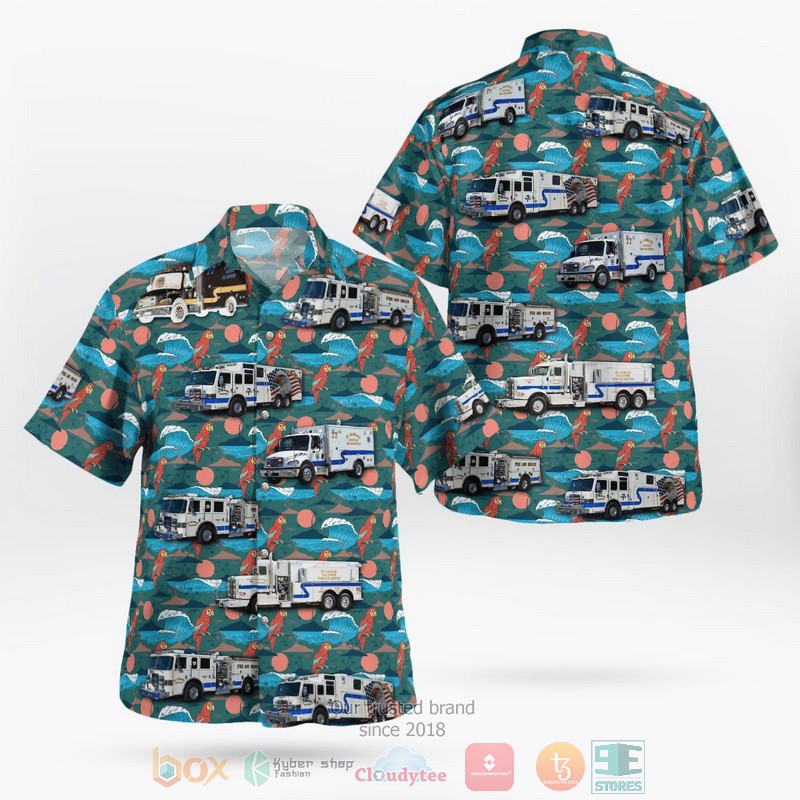 St. Louis Cardinals Fanatics Branded Proven Winner Camp Light Blue Hawaiian Shirt