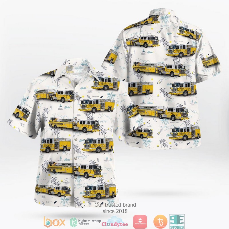 St. Mary’s County Maryland Mechanicsville Volunteer Rescue Squad Hawaiian Shirt