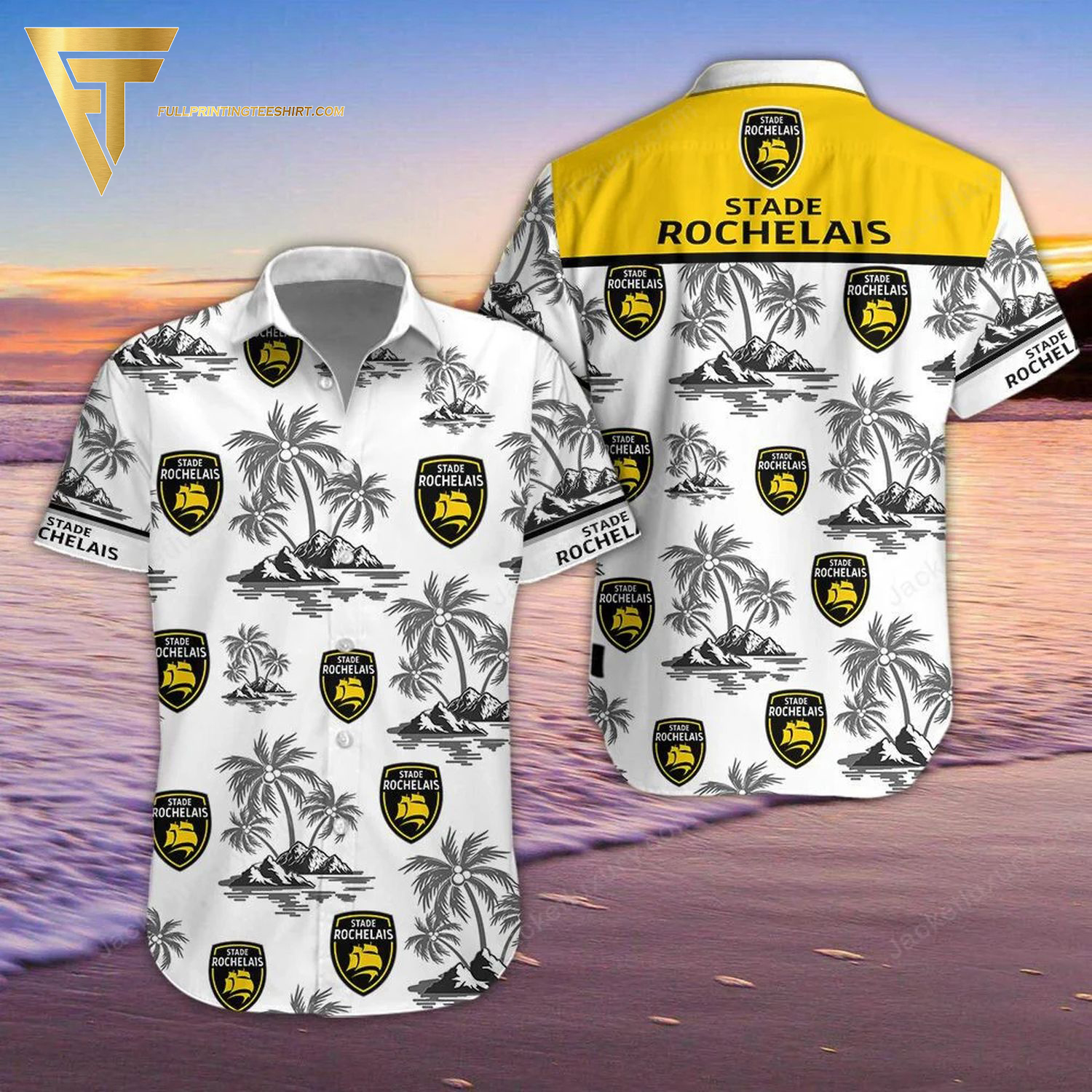 Stade Toulousain Football Club All Over Print Hawaiian Shirt