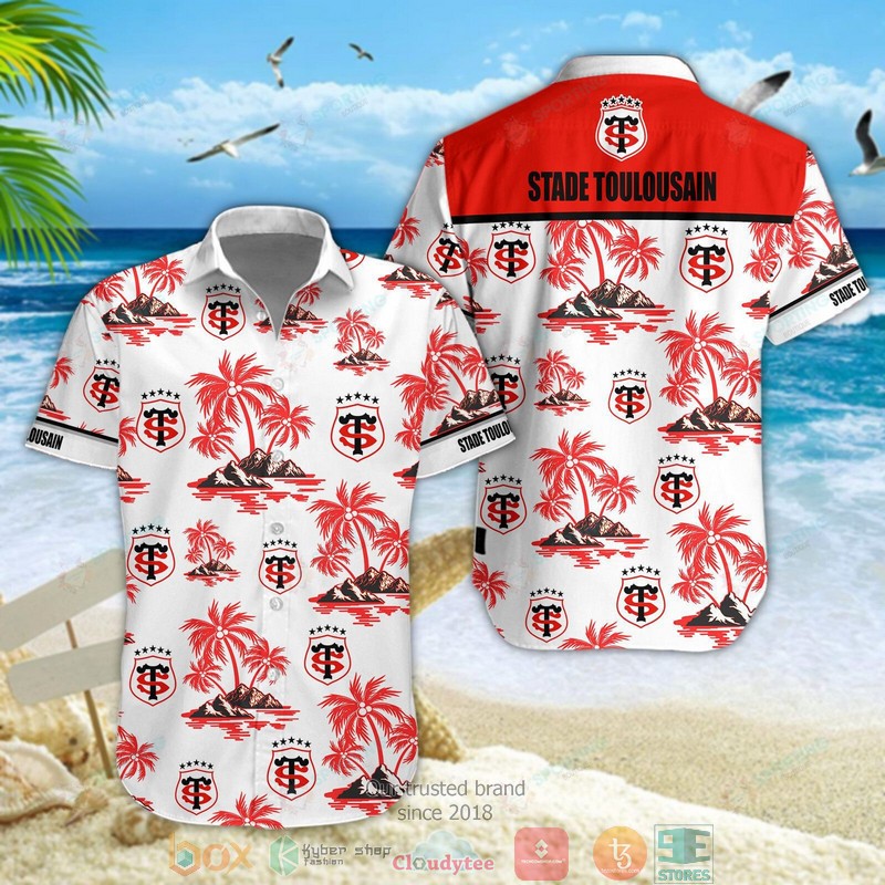 Stade Rennais F.C Hawaiian Shirt, Beach Short