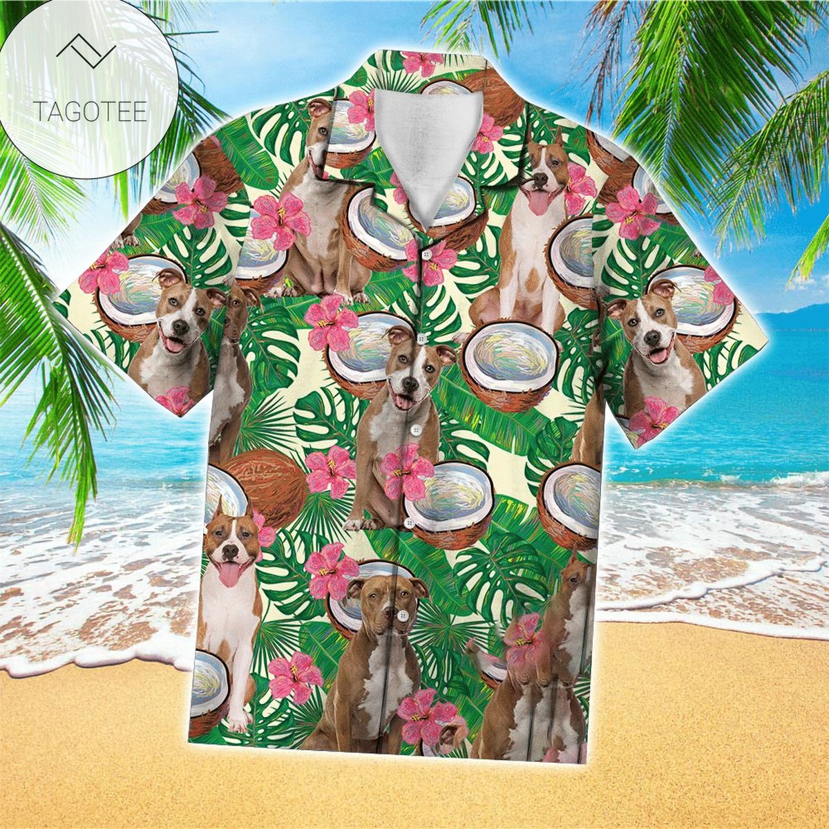 Stag Beer Palm Hawaiian Shirt