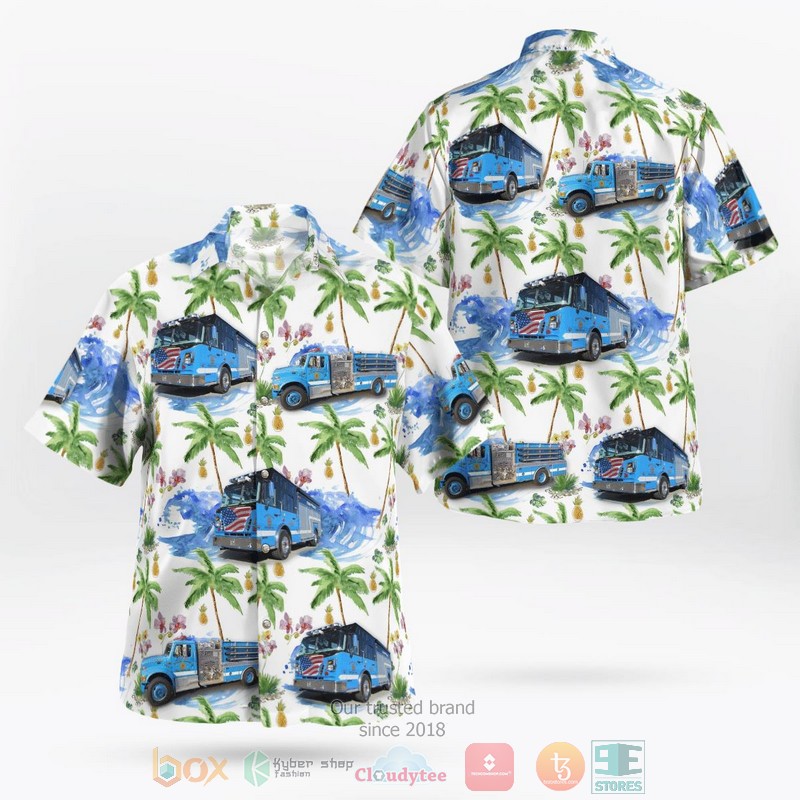 Stanton Michigan Montcalm County EMS Hawaiian shirt