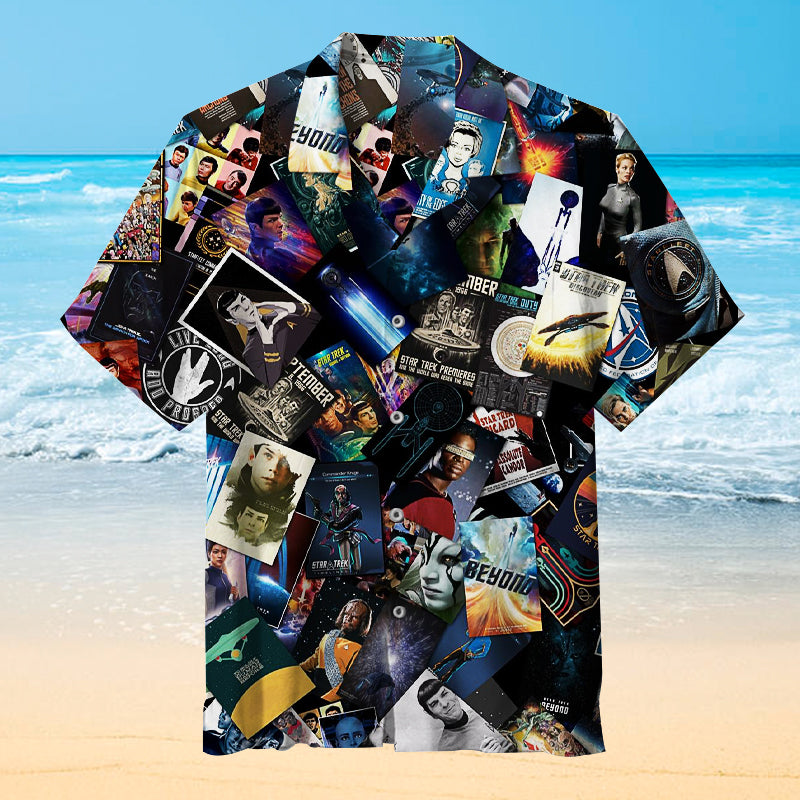 Spoof Halloween Themed Hawaiian Shirt