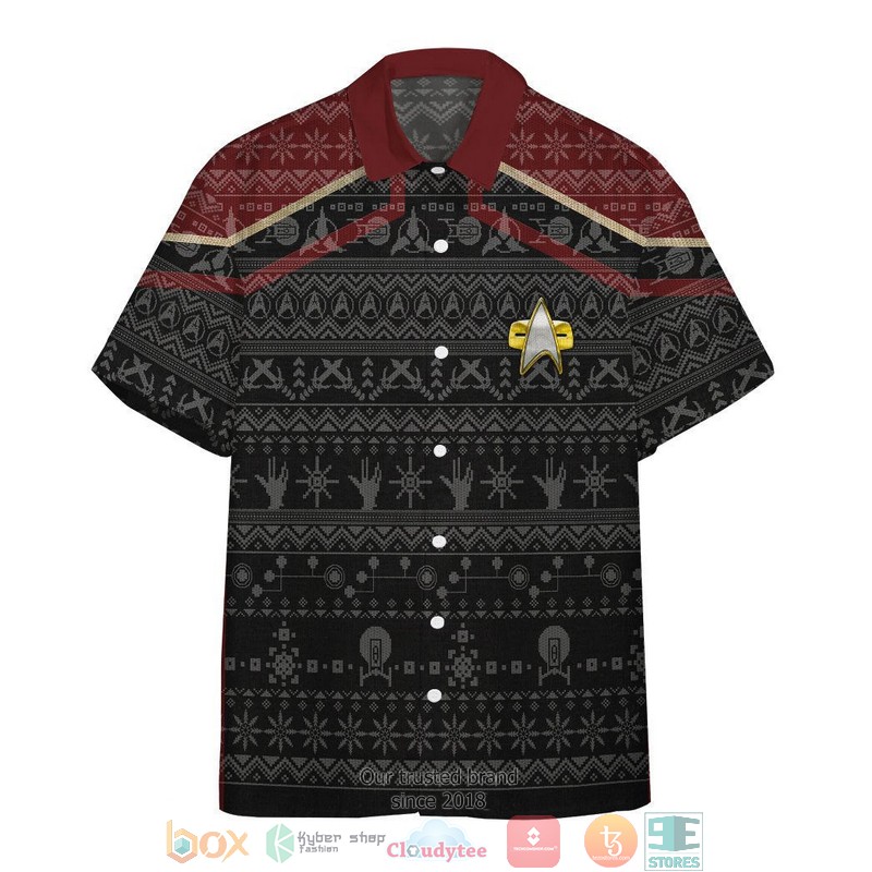 Star Trek Picard 2020 Blue Ugly Christmas Hawaiian Shirt