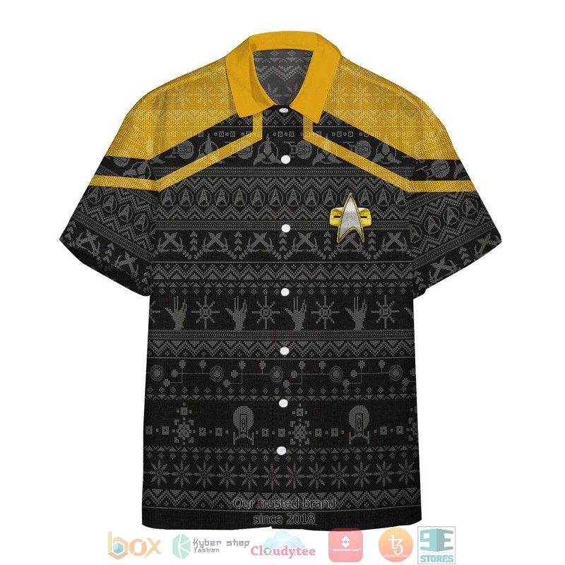 Star Trek Space Ships Hawaiian Shirt