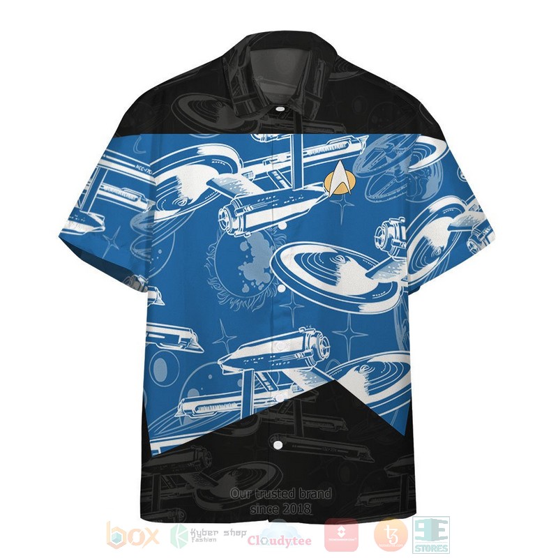 Star Trek The Next Generation Blue Team Hawaiian Shirt