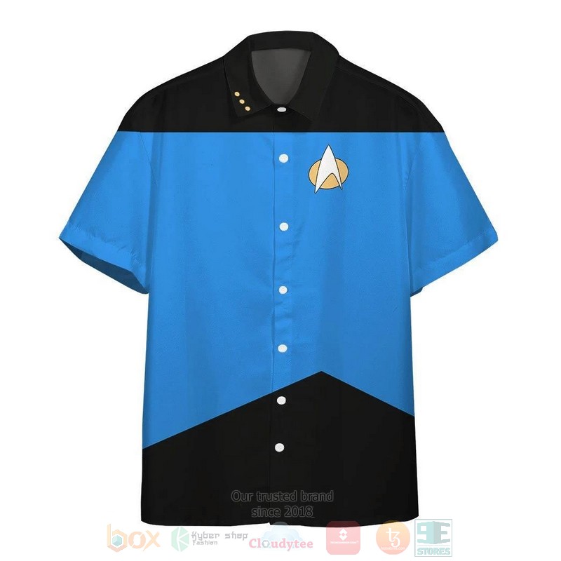 Star Trek The Next Generation Blue Team Hawaiian Shirt