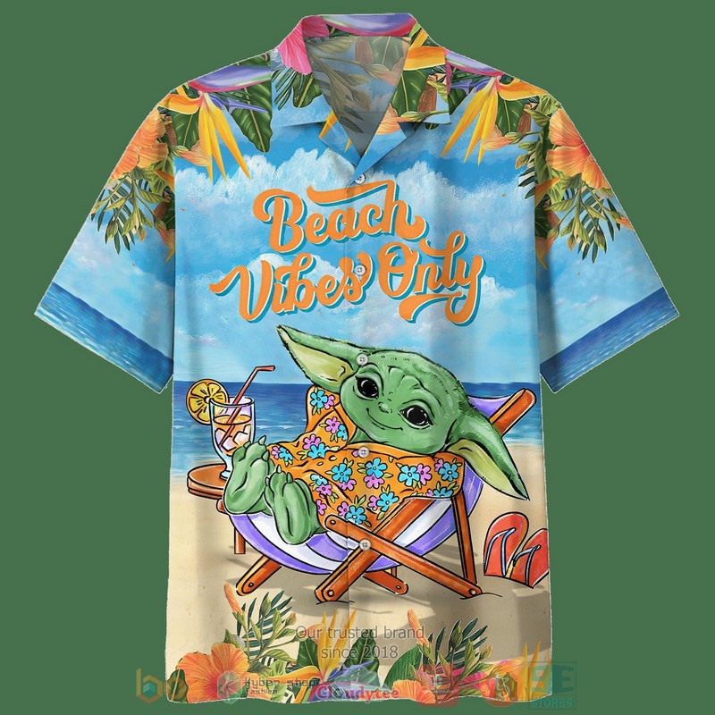 Star War Disney Baby Yoda It’s 5 O’clock Somewhere Hawaiian Shirt