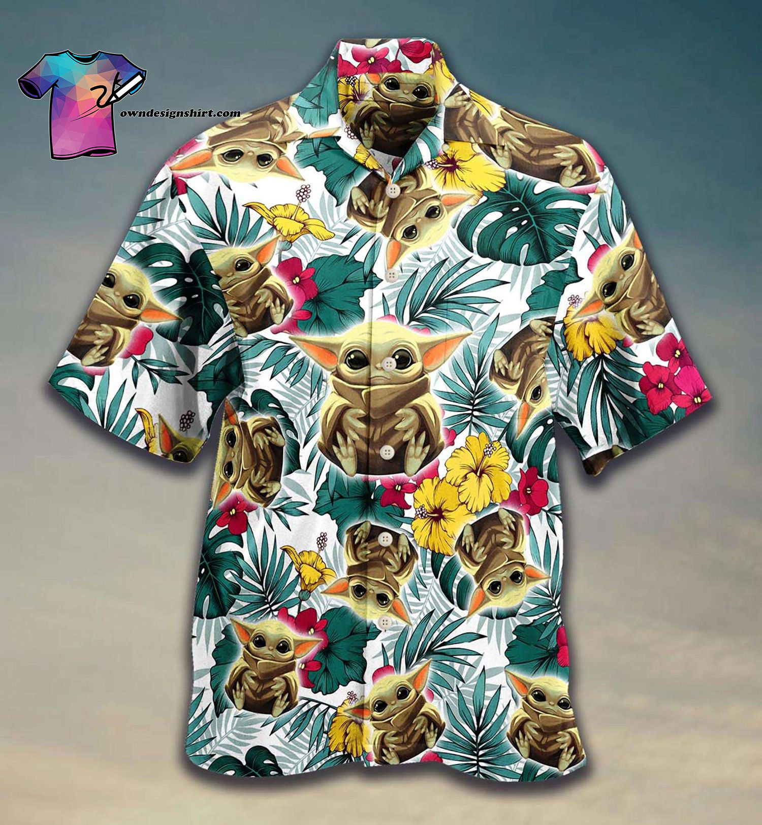 Star Wars Boba Fett Surfing All Over Print Summer Vacation Hawaiian Shirt