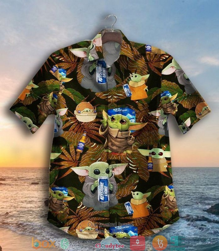 Star Wars Baby Yoda With Beer Hawaiian Shirt