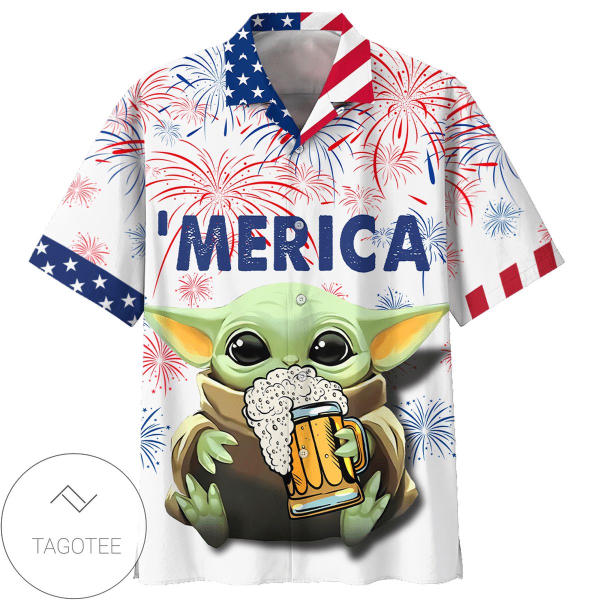 Star Wars Baby Yoda The Mandalorian Hawaiian Shirt