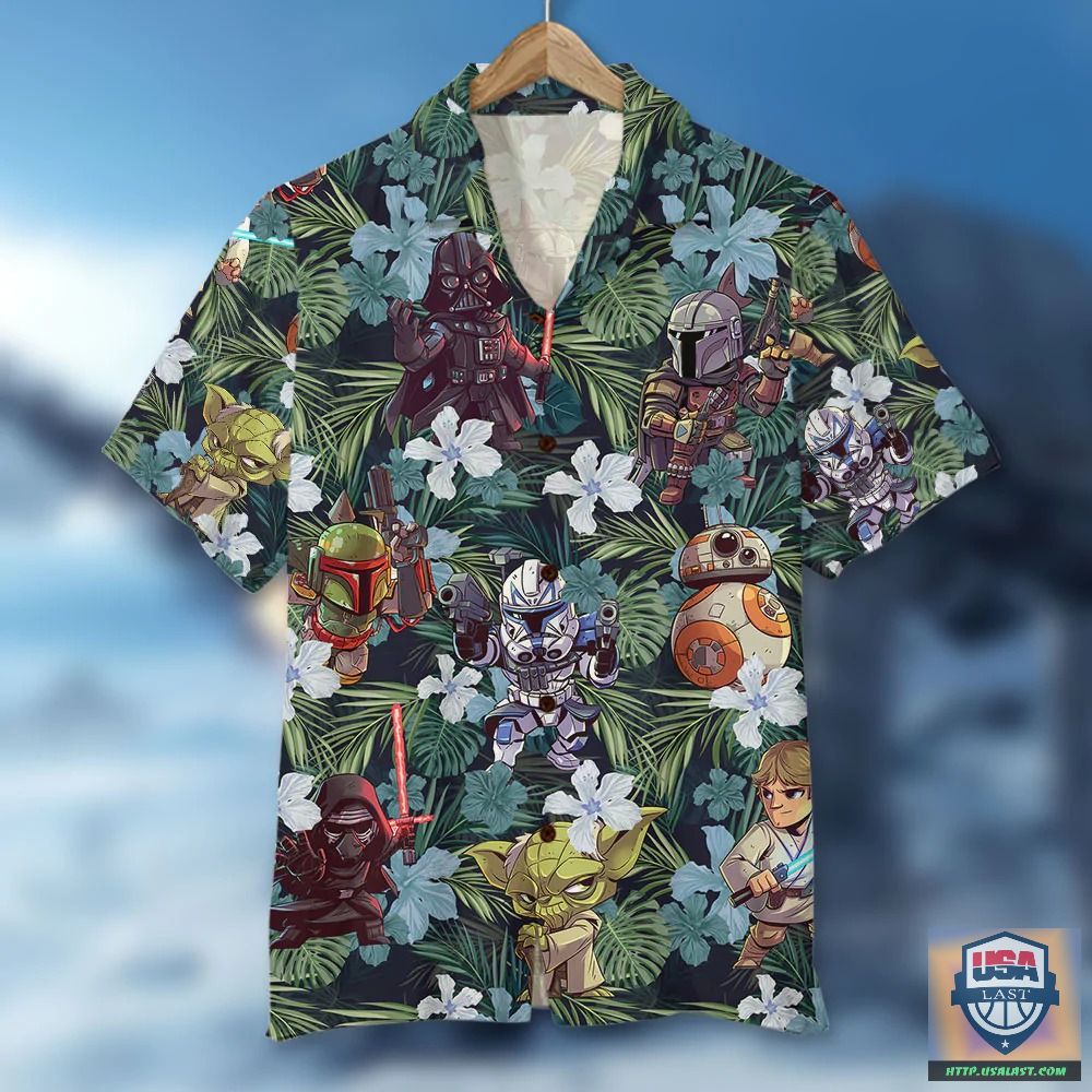 Star Wars Boba Fett Bounty Hunters Hawaiians Aloha Shirts