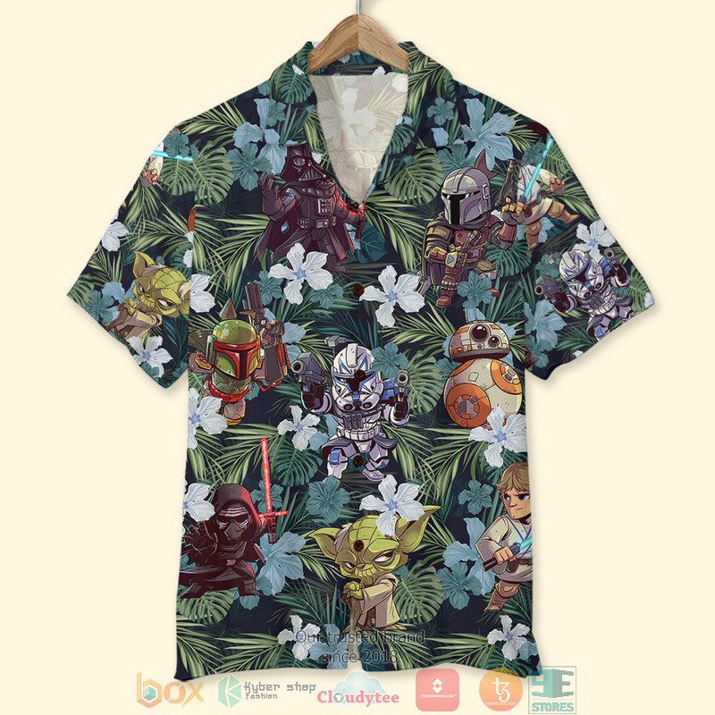 Star Wars Beskar Cosplay Short Sleeve Hawaiian Shirt