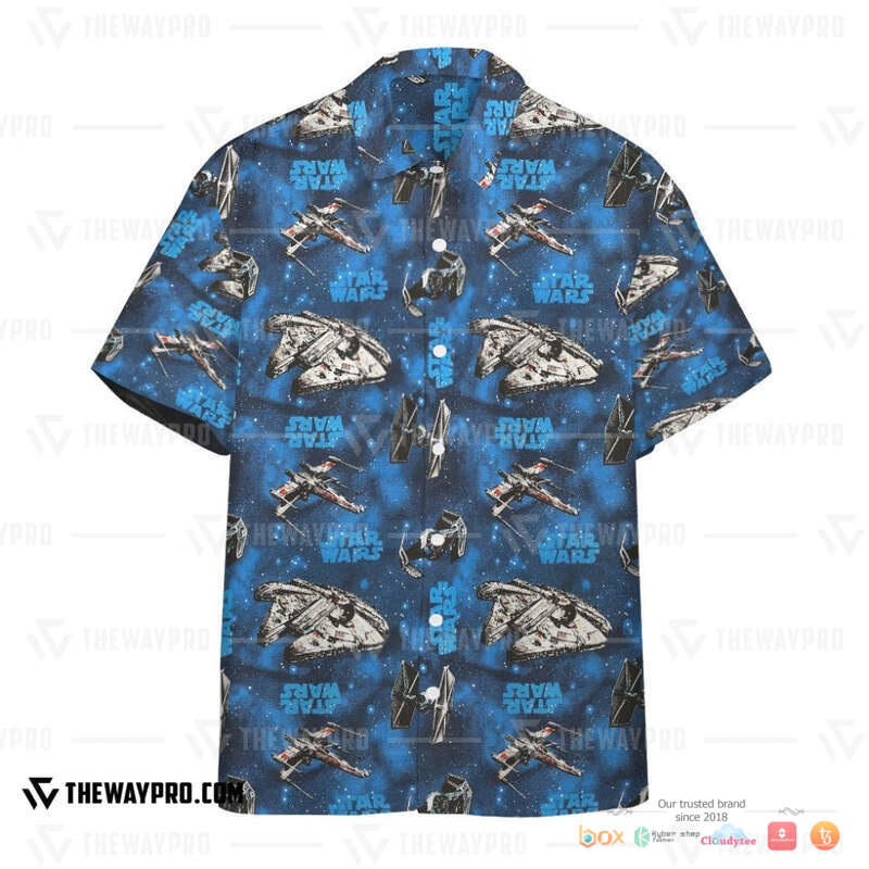 Star Wars Blueprints Hawaiian Shirt