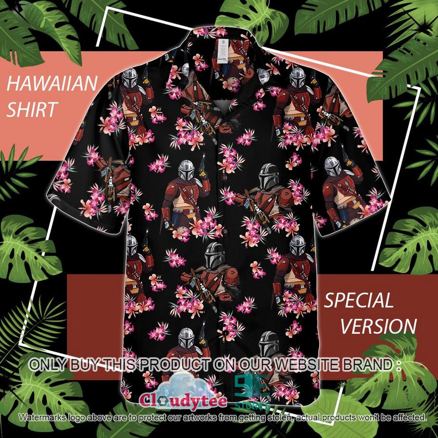 Star Wars Boba Fett Flowers Hawaiian Shirt